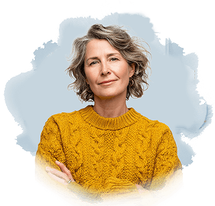 Portrait of Kayla, a hypothetical patient with second recurrence